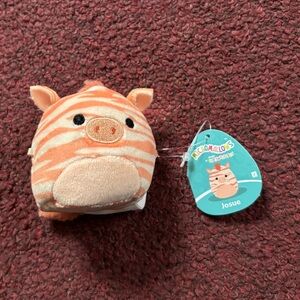 Squishmallows Josue the Orange Zebra Micromallow 2.5” Stuffed Plush